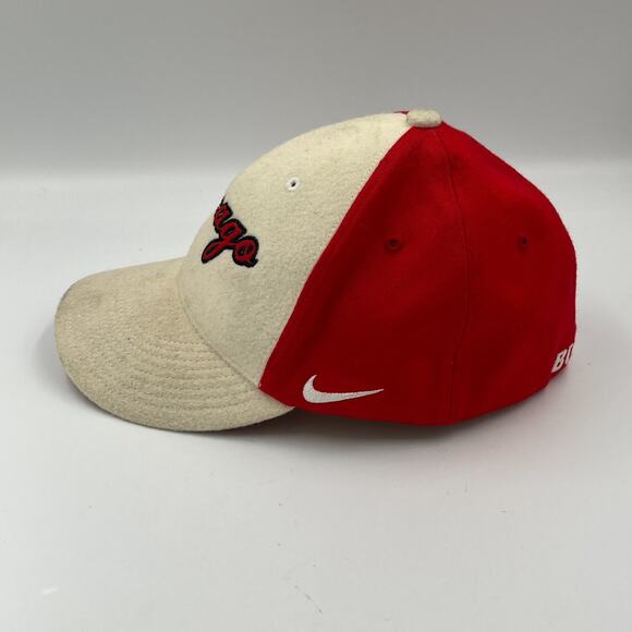 Vintage Nike Chicago Bulls Embroidered Hat Cap Medium - Picture 5 of 11